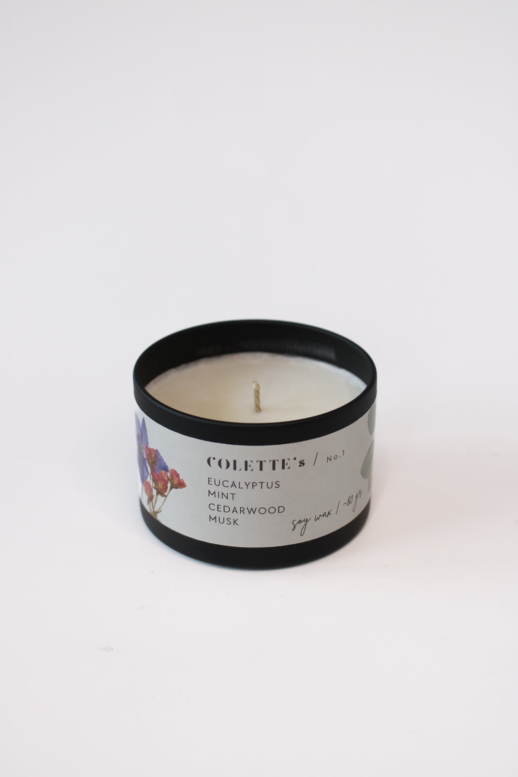Soy Scented Candle Eucalyptus Mint