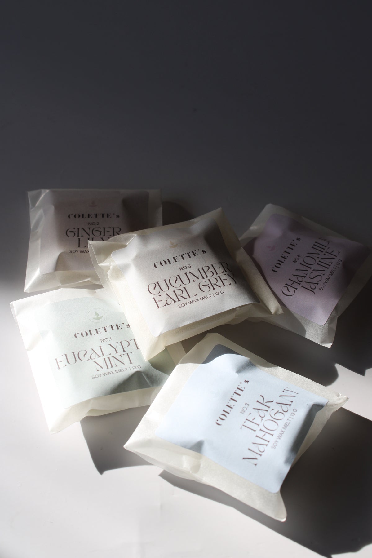 duftmelt set 5er pack enstpannende düfte zum einschmelzen raumduft
