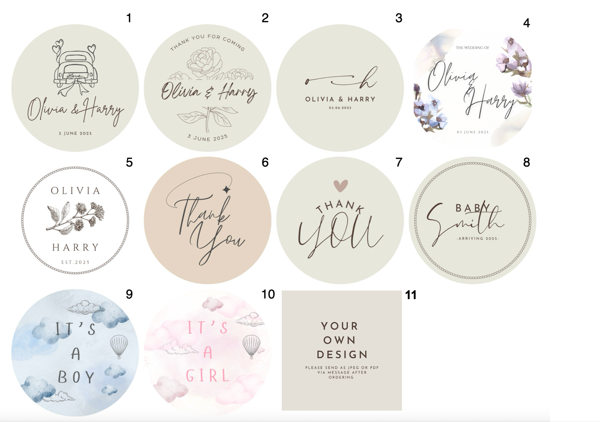 Personalisierte Sojawachs-Duftkerzen | Hochzeit, Babyshower | JGA | Geschenk